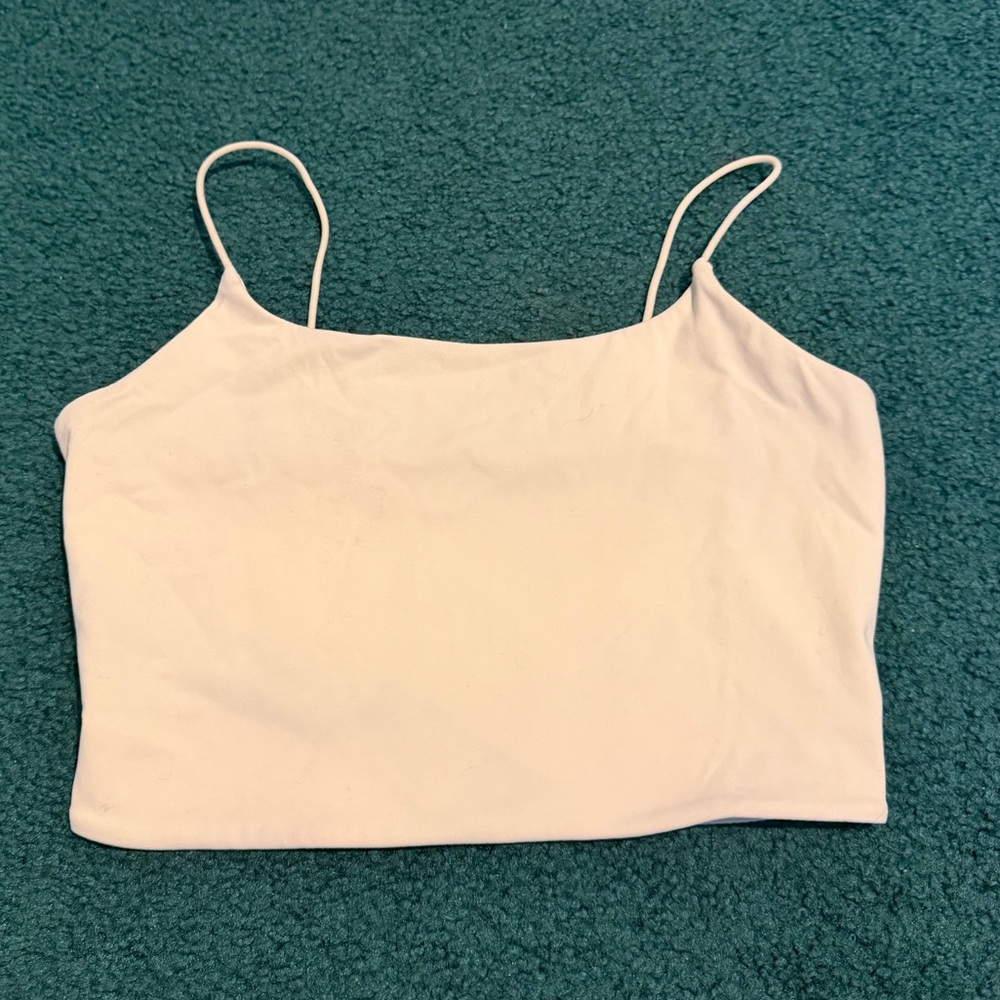 GARAGE yellow Spaghetti Strap Top